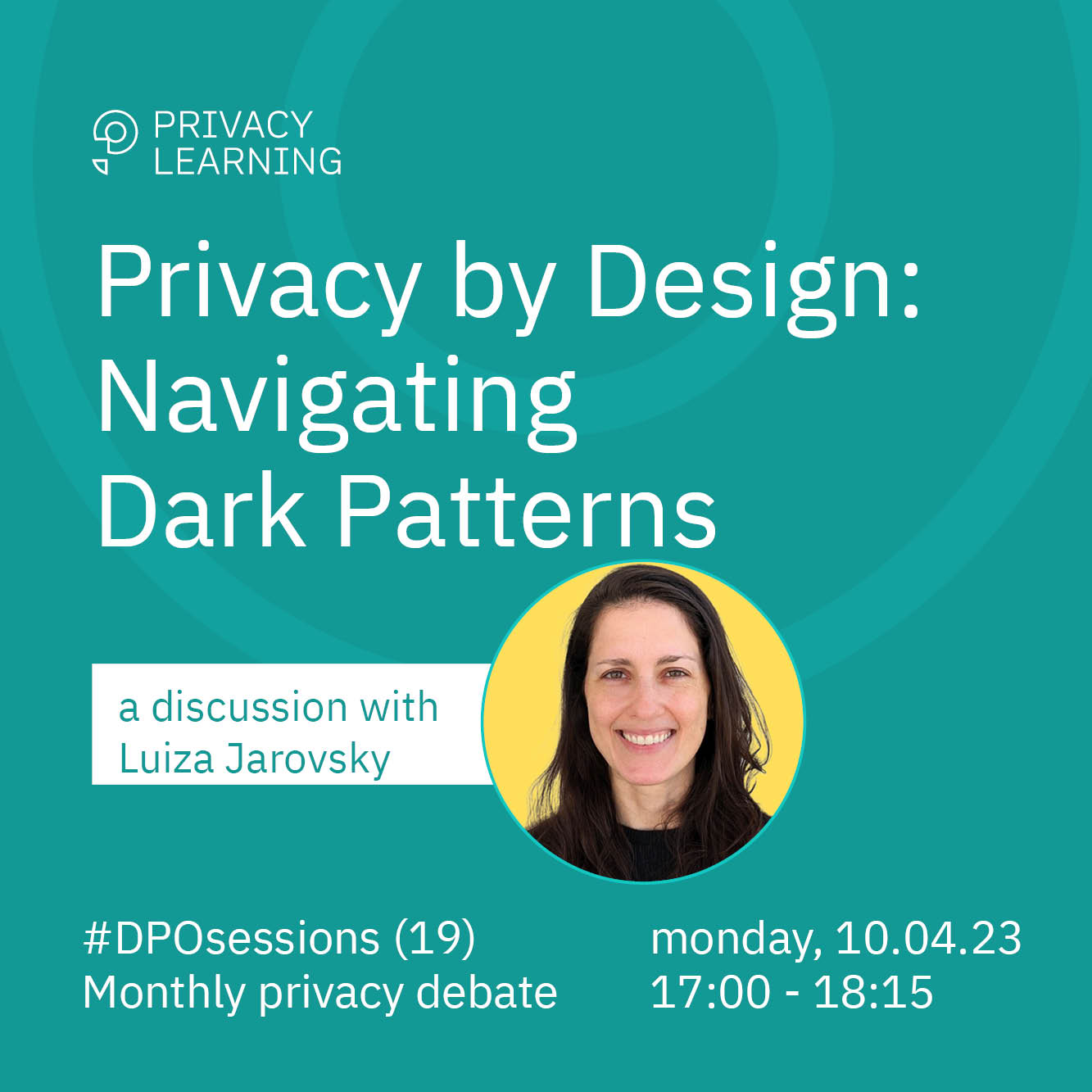 Privacy by Design Navigating alongside Luiza Jarovsky